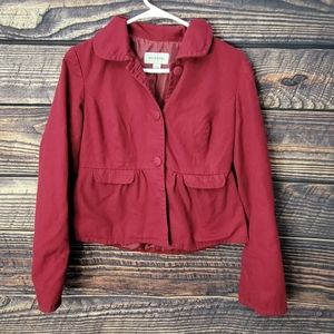 Small maroon Merona blazer